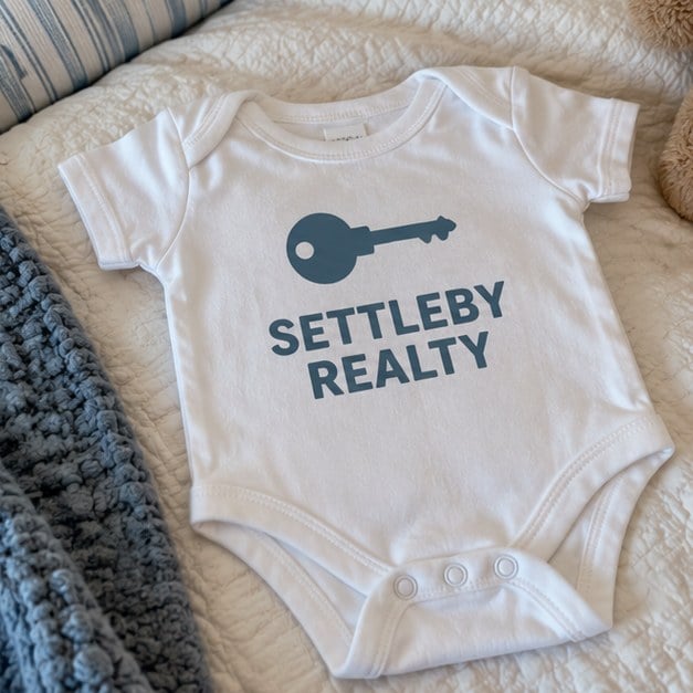 Customer photo of a custom onesie